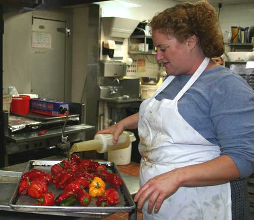 Executive Chef Gwen Higgins at Aurora in Chapel Hill