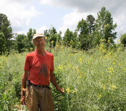 Doug Jones and his seed crop