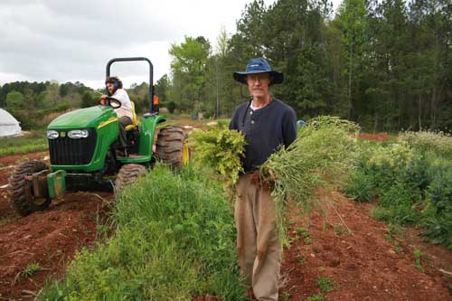 Doug Jones with seed plants