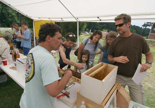 Rick talks beekeeping