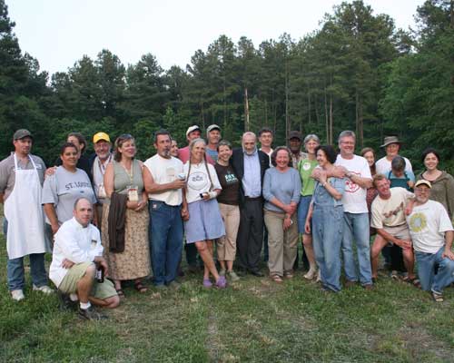 group shot from Farm-to-Fork picnic