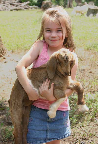 Emma Youngblood with kid