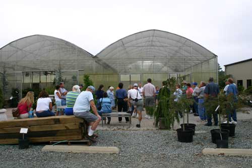 farm tour group at John Deere Landscapes