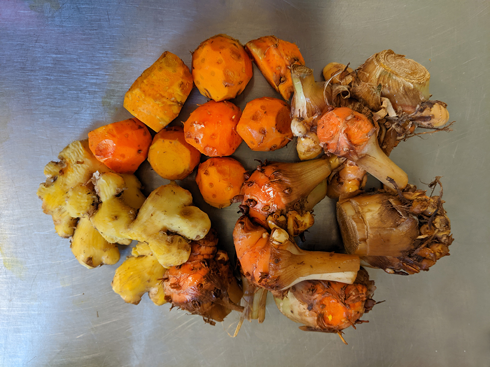 Ginger and turmeric