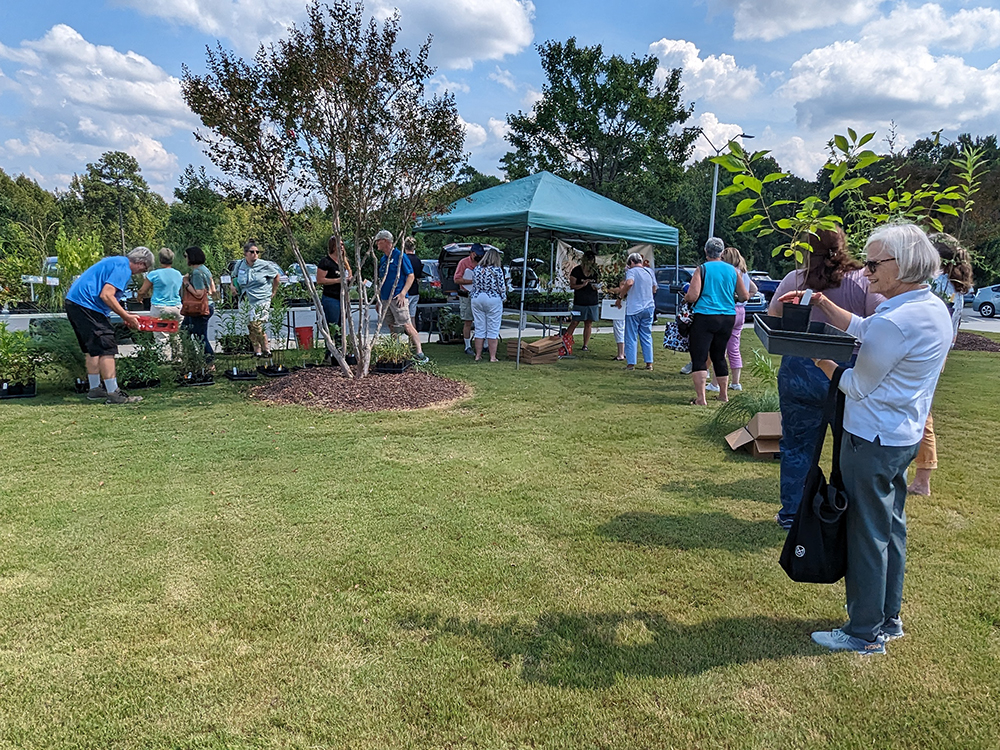 Growing Wild Nursery and Rachel's Native Plants at the native plant sale.