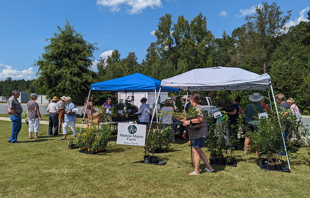 Mellow Marsh Farm at the native plant sale.